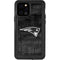 NFL New England Patriots Black & White iPhone 12 Pro Waterproof Case
