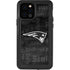 NFL New England Patriots Black & White iPhone 12 Pro Waterproof Case