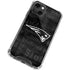 NFL New England Patriots Black & White iPhone 13 Mini Clear Case