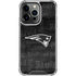 NFL New England Patriots Black & White iPhone 13 Pro Clear Case
