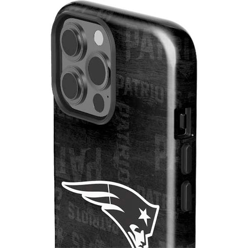 NFL New England Patriots Black & White iPhone 13 Pro Max Impact Case