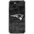 NFL New England Patriots Black & White iPhone 14 Clear Case