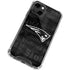 NFL New England Patriots Black & White iPhone 14 Clear Case