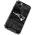 NFL New England Patriots Black & White iPhone 14 Plus Clear Case