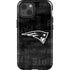 NFL New England Patriots Black & White iPhone 15 Impact Case
