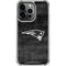 NFL New England Patriots Black & White iPhone 15 Pro Clear Case