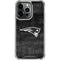 NFL New England Patriots Black & White iPhone 14 Pro Clear Case