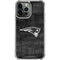 NFL New England Patriots Black & White iPhone 15 Pro Max Clear Case