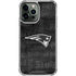 NFL New England Patriots Black & White iPhone 14 Pro Max Clear Case