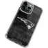 NFL New England Patriots Black & White iPhone 14 Pro Max Clear Case