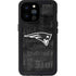NFL New England Patriots Black & White iPhone 14 Pro Max Waterproof Case