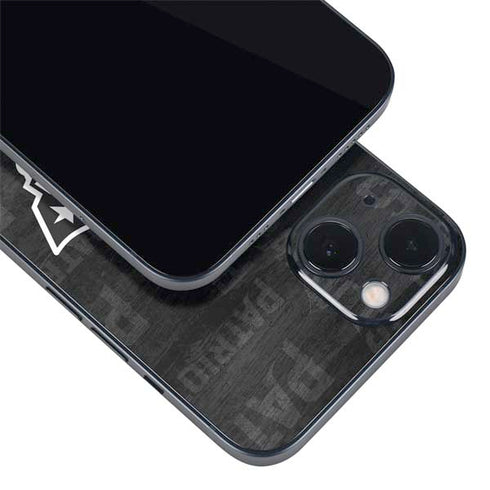 NFL New England Patriots Black & White iPhone 14 Skin