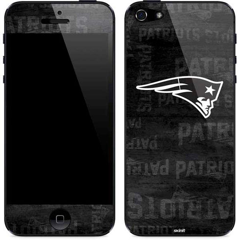 NFL New England Patriots Black & White iPhone 5/5s/5SE Skin