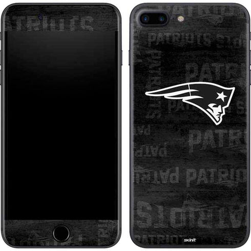 NFL New England Patriots Black & White iPhone 7 Plus Skin