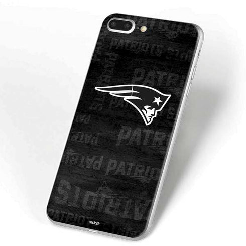 NFL New England Patriots Black & White iPhone 7 Plus Skin