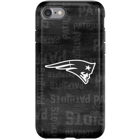 NFL New England Patriots Black & White iPhone SE (2nd & 3rd Gen) Pro Case