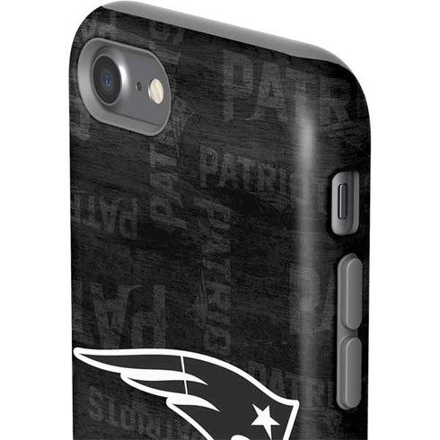 NFL New England Patriots Black & White iPhone SE (2nd & 3rd Gen) Pro Case