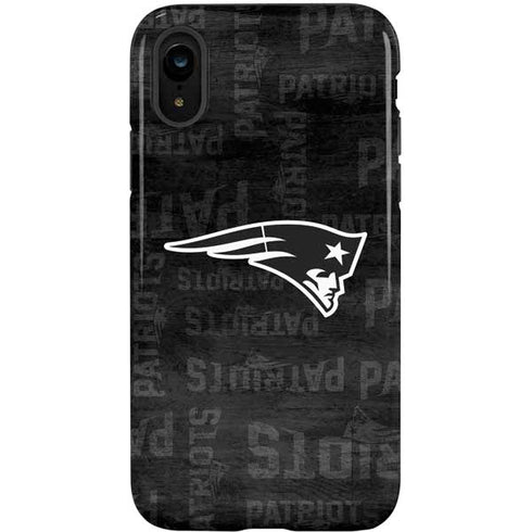 NFL New England Patriots Black & White iPhone XR Pro Case