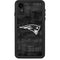 NFL New England Patriots Black & White iPhone XR Waterproof Case