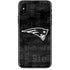 NFL New England Patriots Black & White iPhone XS Skin