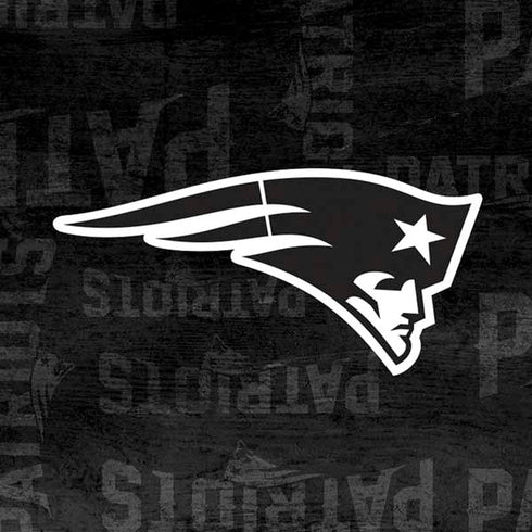 NFL New England Patriots Black & White iPhone XS Skin