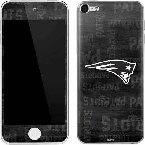 NFL New England Patriots Black & White Apple iPod Skin