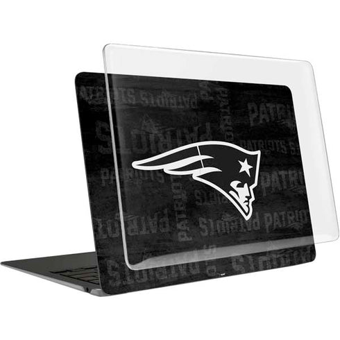 NFL New England Patriots Black & White MacBook Air 13in (2020) Case plus Skin
