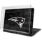 NFL New England Patriots Black & White MacBook Pro 16in (2019-20) Case plus Skin