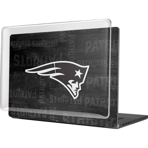 NFL New England Patriots Black & White MacBook Pro 16in (2021-25) Case plus Skin