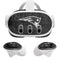 NFL New England Patriots Black & White Meta Quest 3 Skin