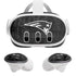 NFL New England Patriots Black & White Meta Quest 3 Skin