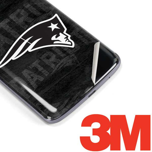 NFL New England Patriots Black & White Moto E5 Plus Skin