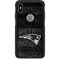 NFL New England Patriots Black & White Otterbox Commuter iPhone Skin