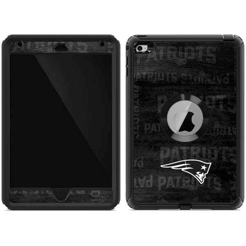 NFL New England Patriots Black & White Otterbox Defender iPad Skin