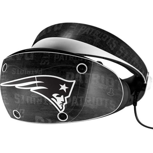 NFL New England Patriots Black & White PlayStation VR2 Skin