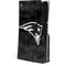 NFL New England Patriots Black & White PS5 Slim Disk Console Skin