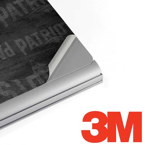 NFL New England Patriots Black & White Surface Book 2 13.5in Skin