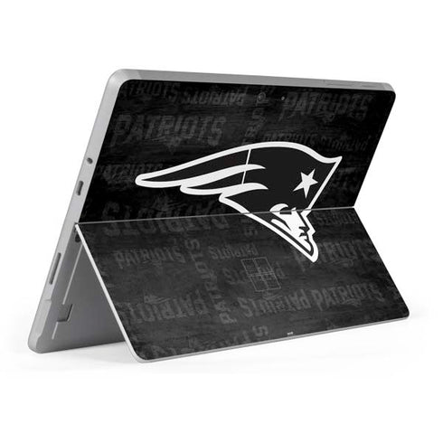 NFL New England Patriots Black & White Surface Go Skin