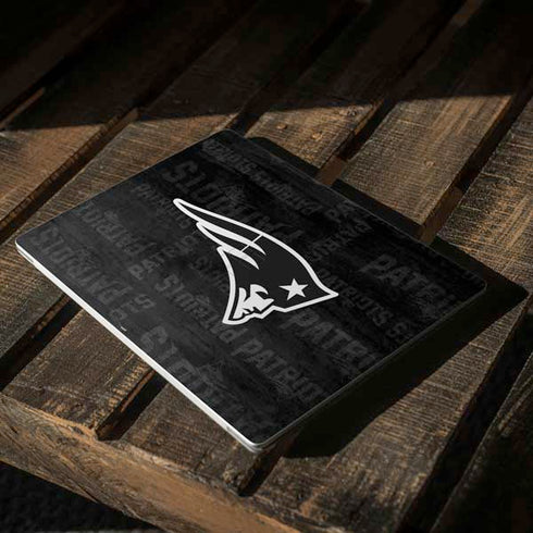 NFL New England Patriots Black & White Surface Laptop 2 Skin