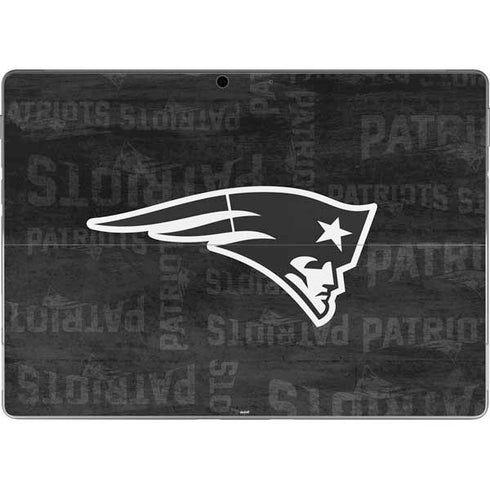 NFL New England Patriots Black & White Surface Pro 8 Skin