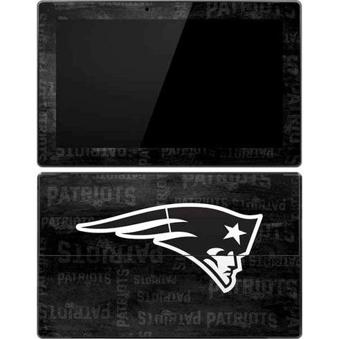 NFL New England Patriots Black & White Surface Pro Tablet Skin