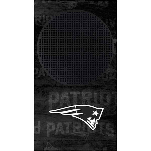 NFL New England Patriots Black & White Xbox Series S Bundle Skin