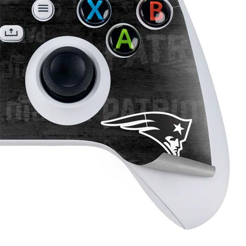NFL New England Patriots Black & White Xbox Series S Bundle Skin