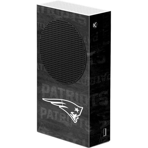 NFL New England Patriots Black & White Xbox Series S Console Skin