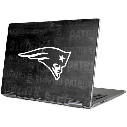 NFL New England Patriots Black & White Yoga 710 14in Skin