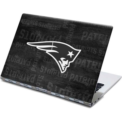 NFL New England Patriots Black & White Yoga 910 2-in-1 14in Touch-Screen Skin