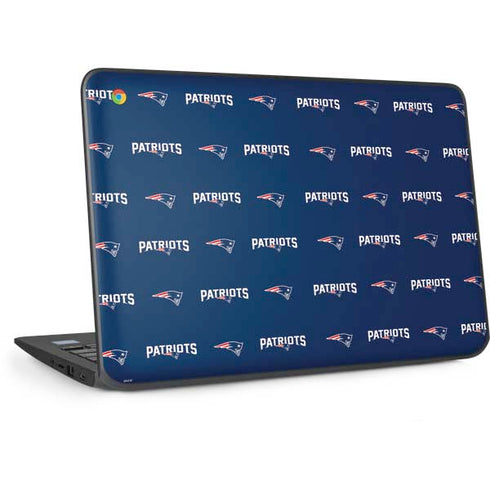 NFL New England Patriots Blitz Series HP Chromebook Skin