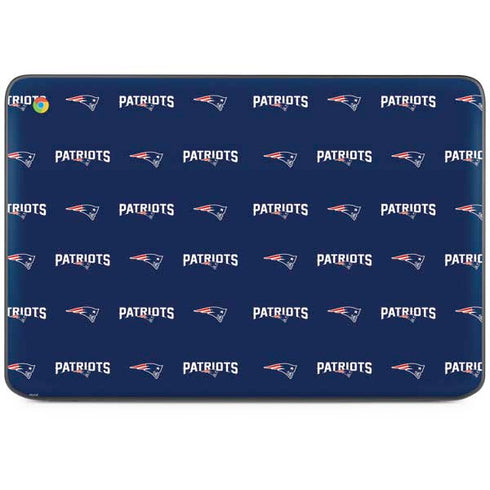 NFL New England Patriots Blitz Series HP Chromebook Skin