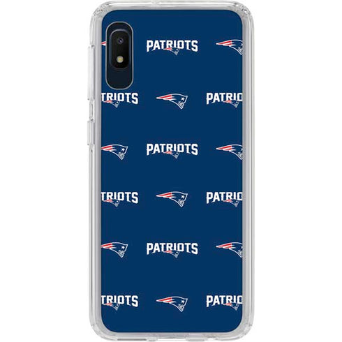 NFL New England Patriots Blitz Series Galaxy A10e Clear Case