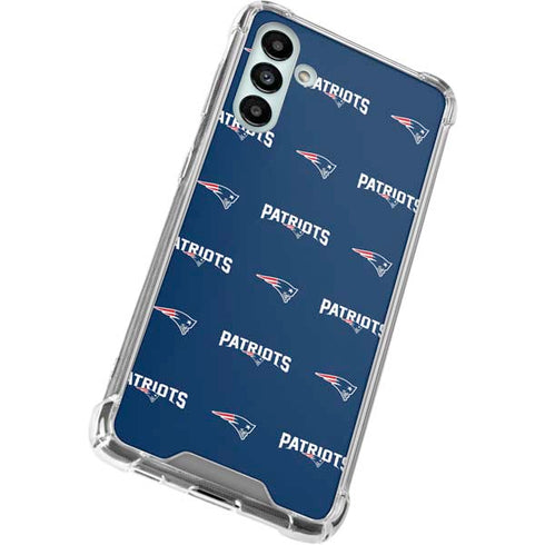 NFL New England Patriots Blitz Series Galaxy A13 5G Clear Case